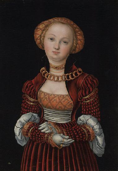 Lucas Cranach Portrait of a Woman oil painting image